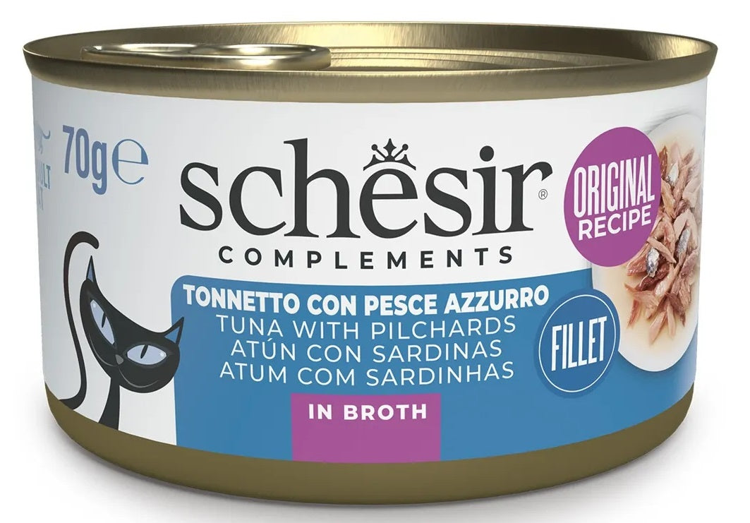 SCHESIR COMPLEMENTS BROTH TONNETTO CON PESCE AZZURRO 70 GR.