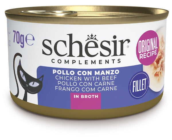 SCHESIR COMPLEMENTS BROTH POLLO & MANZO 70 GR.