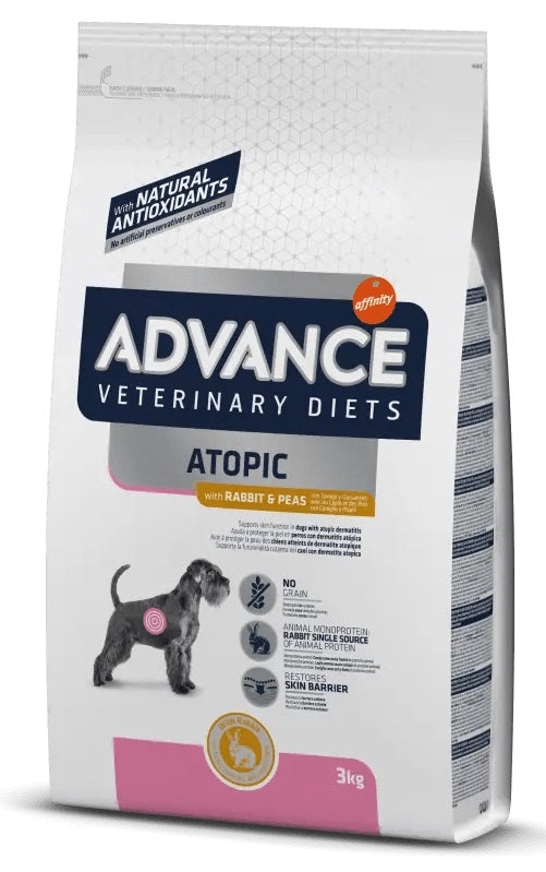 AFFINITY ADVANCE VET DIETS DOG ATOPIC CONIGLIO 3 KG.