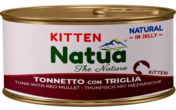 NATUA CAT NATURAL KITTEN TONNETTO & TRIGLIA 85 GR.