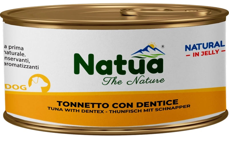 NATUA DOG NATURAL TONNETTO & DENTICE 150 GR.