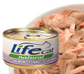 LIFE CAT NATURAL TONNO CON SALMONE 85 GR.