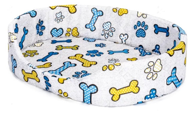 CUCCIA CON STAMPA OSSO