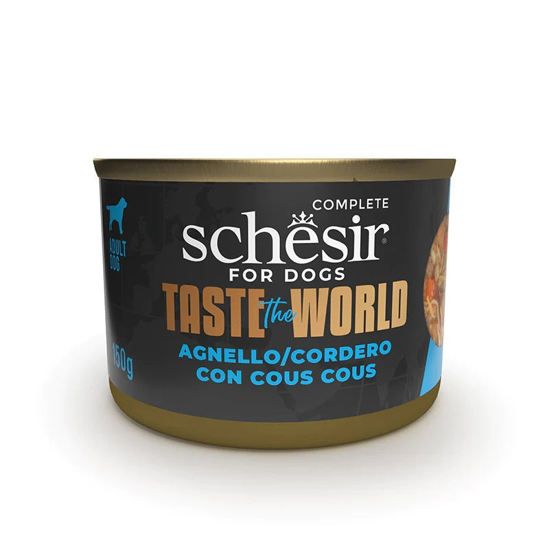 SCHESIR DOG TASTE THE WORLD AGNELLO & COUS COUS 150 GR.