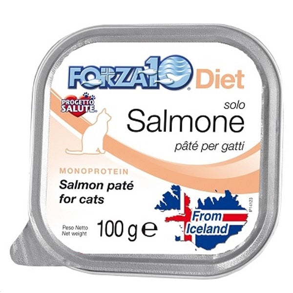 FORZA 10 DIET CAT SOLO SALMONE 100 GR.