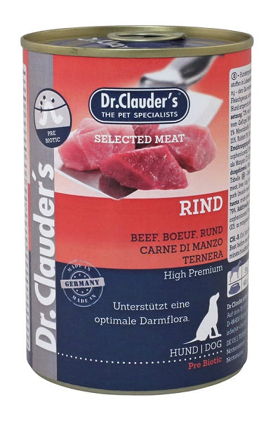 DR.CLAUDER'S DOG SELECTED MEAT CARNE DI MANZO 800 GR.