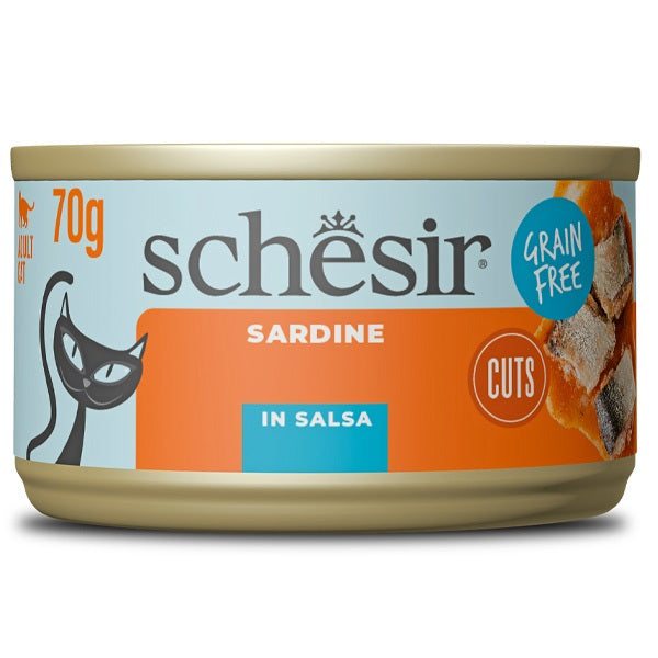 SCHESIR CAT SARDINE IN SALSA 70 GR.