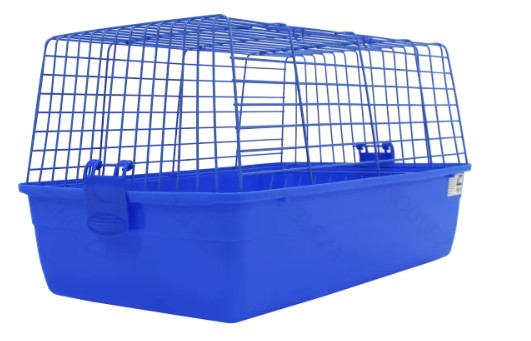 GABBIA PER CONIGLI BASIC (56 x 35,5 x 31,5 CM.) BLU
