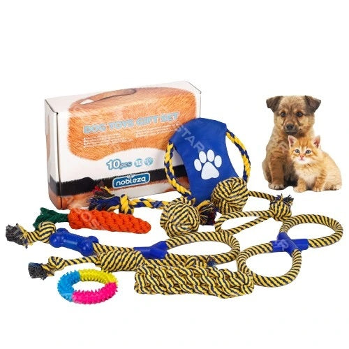 SET GIOCHI IN CORDA PER CANI 10 PZ.