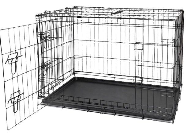 GABBIA METALLICA PER CANI (121 x 76,5 x 81 CM.)