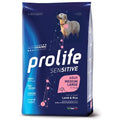 PROLIFE DOG ADULT SENSITIVE MEDIUM/LARGE AGNELLO & RISO 10 KG.