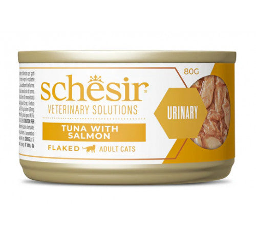 SCHESIR VET SOLUTIONS URINARY FLAKED TONNETTO CON SALMONE 80 GR