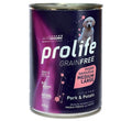 PROLIFE DOG SENSITIVE PUPPY MEDIUM/LARGE MAIALE & PATATE 400 GR.