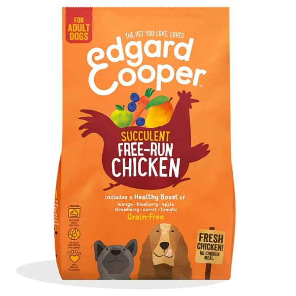 EDGARD&COOPER DOG ADULT ALL BREEDS POLLO 12 KG.
