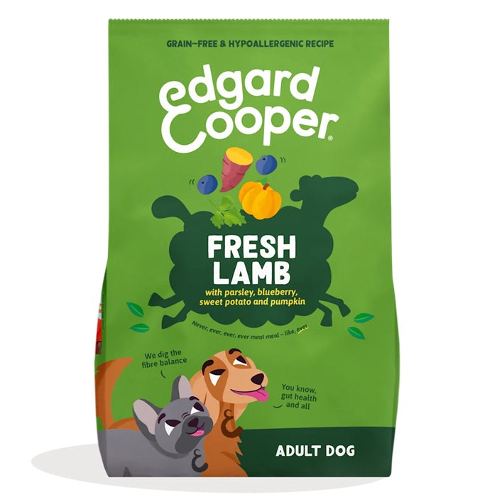 EDGARD&COOPER DOG ADULT LARGE AGNELLO 12 KG.