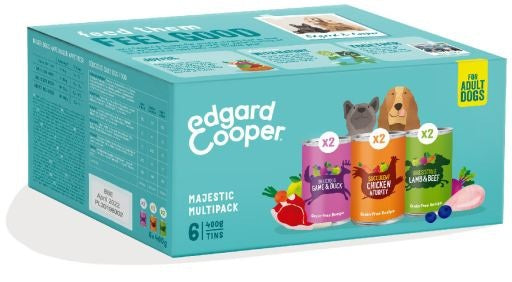 EDGARD&COOPER DOG ADULT MULTIPACK (6 x 400 GR.)