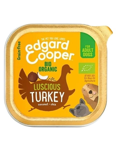 EDGARD&COOPER DOG BIO ADULT TACCHINO 100 GR.