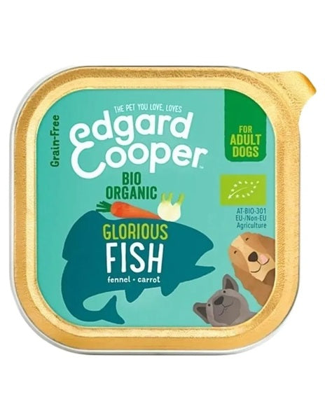 EDGARD&COOPER DOG BIO ADULT PESCE 100 GR.