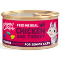 EDGARD&COOPER CAT SENIOR CHUNKS BOCCONCINI POLLO & TACCHINO 85 GR.
