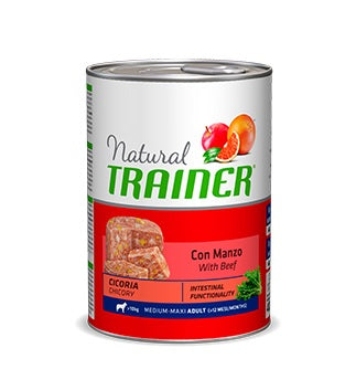 NATURAL TRAINER MEDIUM ADULT MANZO & RISO 400 GR.