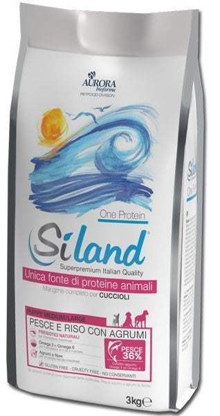 AURORA BIOFARMA DIET SILAND PUPPY MEDIUM/LARGE PESCE 3 KG.