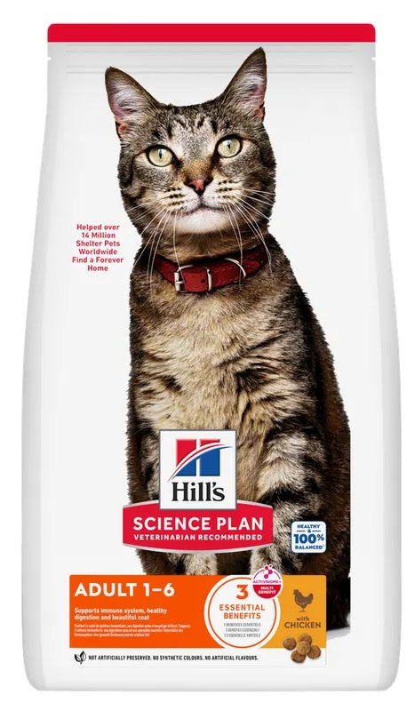 HILL'S SCIENCE PLAN FELINE ADULT POLLO 1,5 KG.