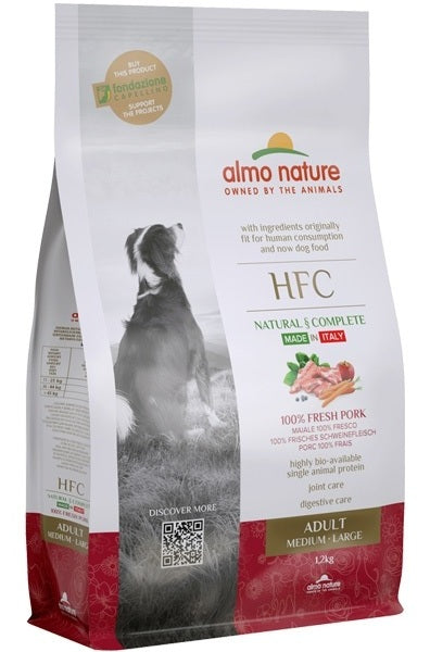 ALMO NATURE DOG HFC ADULT M-L MAIALE 8 KG.