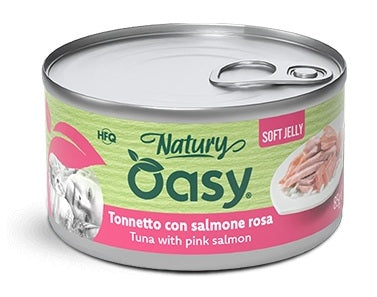 OASY CAT NATURY SOFT JELLY - TONNETTO CON SALMONE 85 GR.