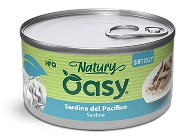 OASY CAT NATURY SOFT JELLY - SARDINE DEL PACIFICO 85 GR.
