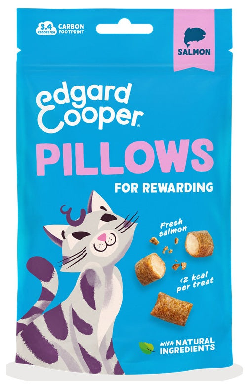 EDGARD&COOPER CAT PILLOWS SNACK SALMONE 60 GR.