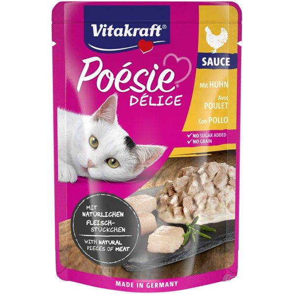 VITAKRAFT POESIE DELICE IN SALSA POLLO 85 GR.