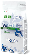 MONGE VETSOLUTION DOG OBESITY 12 KG.