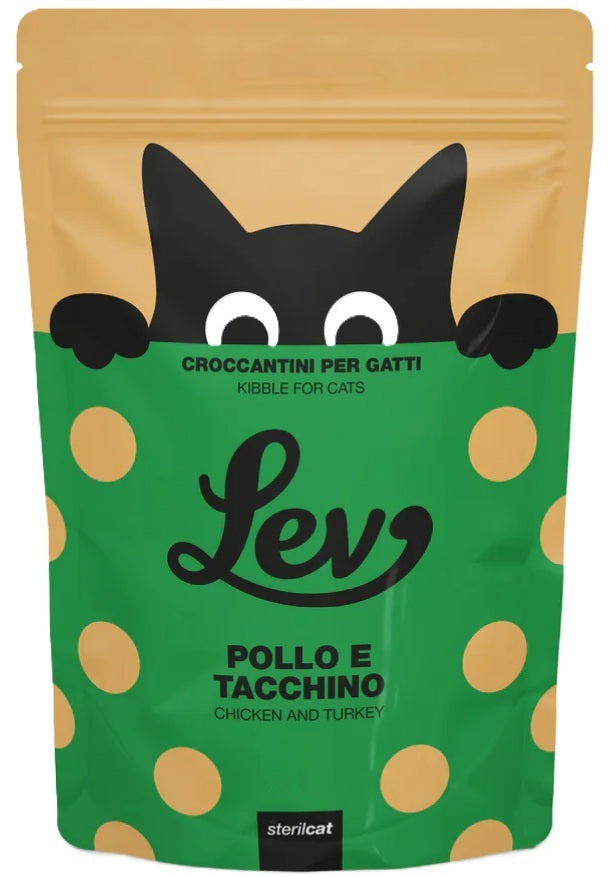 LEV CAT STERILISED POLLO & TACCHINO 1,5 KG.
