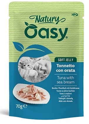 OASY CAT NATURY SOFT JELLY BUSTA - TONNETTO CON ORATA 70 GR.
