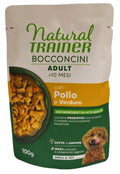 NATURAL TRAINER SMALL & TOY ADULT BOCCONCINI POLLO & VERDURE 100 GR.