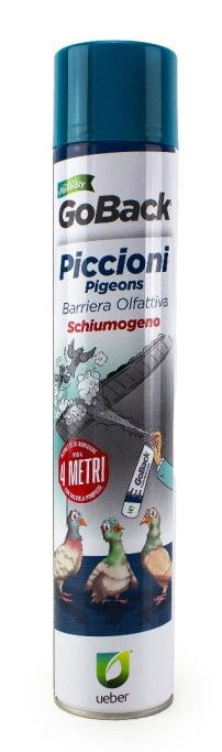 GO BACK PICCIONI SPRAY SCHIUMOGENO 750 ML.