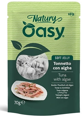 OASY CAT NATURY SOFT JELLY BUSTA - TONNETTO CON ALGHE 70 GR.