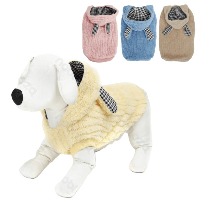 CAPPOTTO CONIGLIETTO CON CAPPUCCIO TG. XXL (45 CM.)