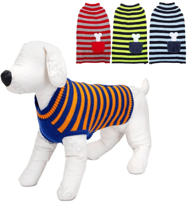 MAGLIONE A RIGHE TG. S (25 CM.)