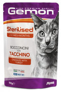 GEMON CAT ADULT STERILISED BOCCONCINI TACCHINO 100 GR.
