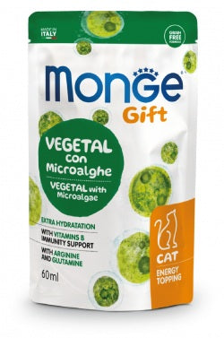 MONGE GIFT ENERGY TOPPING CAT VEGETAL 60 GR.