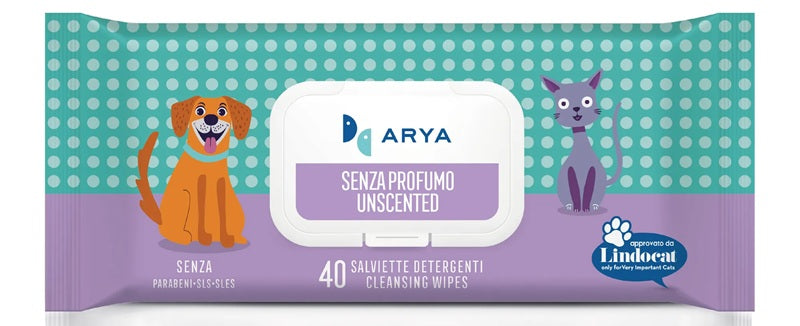 ARYA SALVIETTE DETERGENTI SENZA PROFUMO 40 PZ.