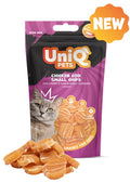 UNIQ PETS CAT SNACKS MINI CHIPS POLLO & MERLUZZO 50 GR.
