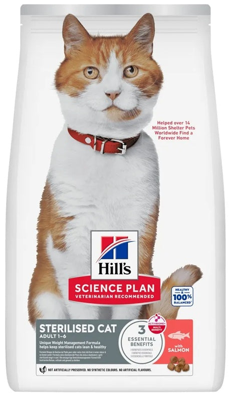 HILL'S SCIENCE PLAN FELINE STERILISED ADULT SALMONE 300 GR.
