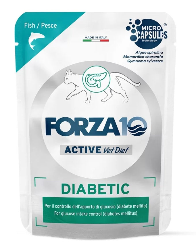 FORZA 10 DIET CAT DIABETIC PESCE 80 GR.