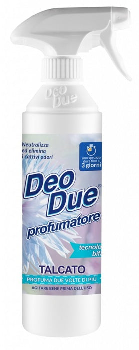 DEO DUE SPRAY TALCATO 500 ML.