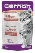 GEMON CAT KITTEN BOCCONCINI SALMONE 100 GR.
