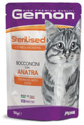 GEMON CAT ADULT STERILISED BOCCONCINI ANATRA 100 GR.