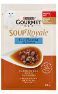 GOURMET SOUP ROYAL CON PLATESSA, RISO & POMODORI 45 GR.