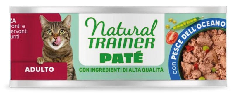 NATURAL TRAINER CAT PATE' ADULT MANZO 85 GR.